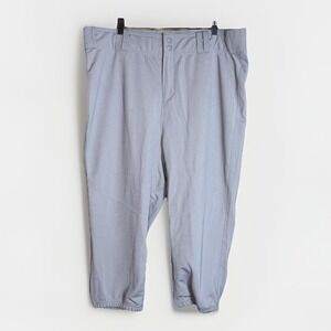 NWT Adidas Men's Light Gray Baseball Diamond King Elite Knickers/Pants, Size XL